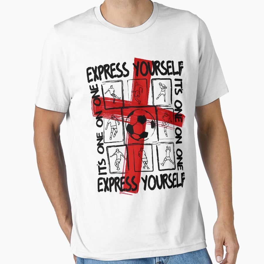 Express Yourself England T-Shirt - Minimalist Print Men Women - T-Shirt, Sweatshirt, Hoodie