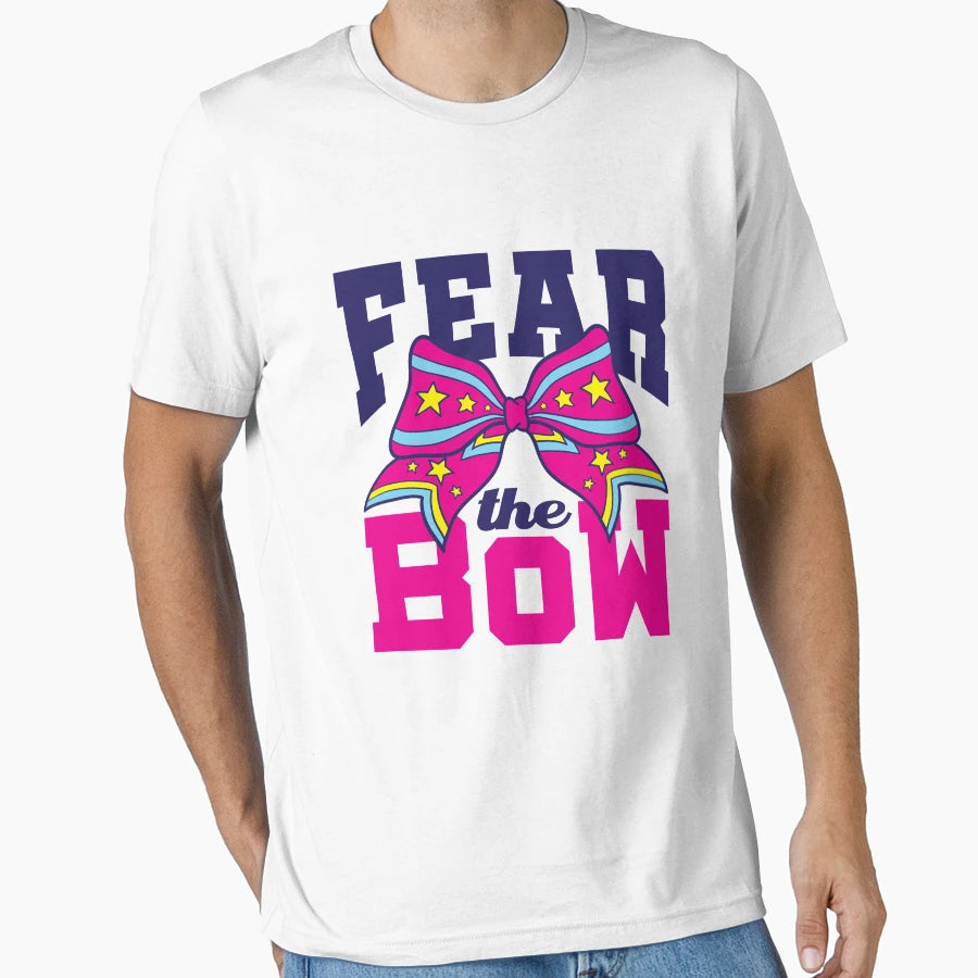 Fear Bow Cheerleading Cheerleader Cheer T-Shirt - Unique Graphic Men Women - T-Shirt, Sweatshirt, Hoodie