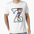 Holiday Themed Letter Z T-Shirt - Unique Graphic Men Women - T-Shirt, Sweatshirt, Hoodie