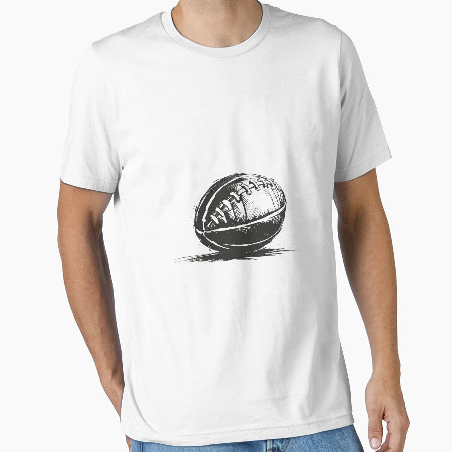 American Football Ball T-Shirt - Casual Everyday Wear Men Women - T-Shirt, Sweatshirt, Hoodie