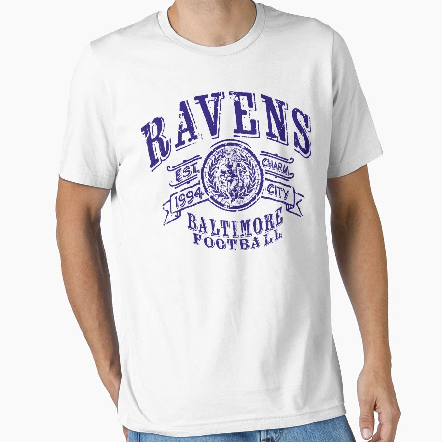 Ravens Football T-Shirt - Fun Novelty Design Unisex - T-Shirt, Sweatshirt, Hoodie