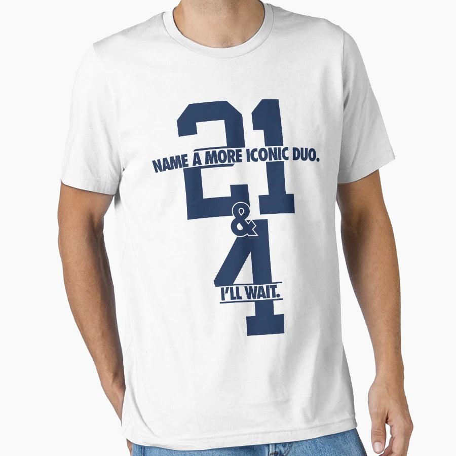 Name More Iconic Duo 21 4 Blue T-Shirt - Fun Novelty Design Unisex - T-Shirt, Sweatshirt, Hoodie
