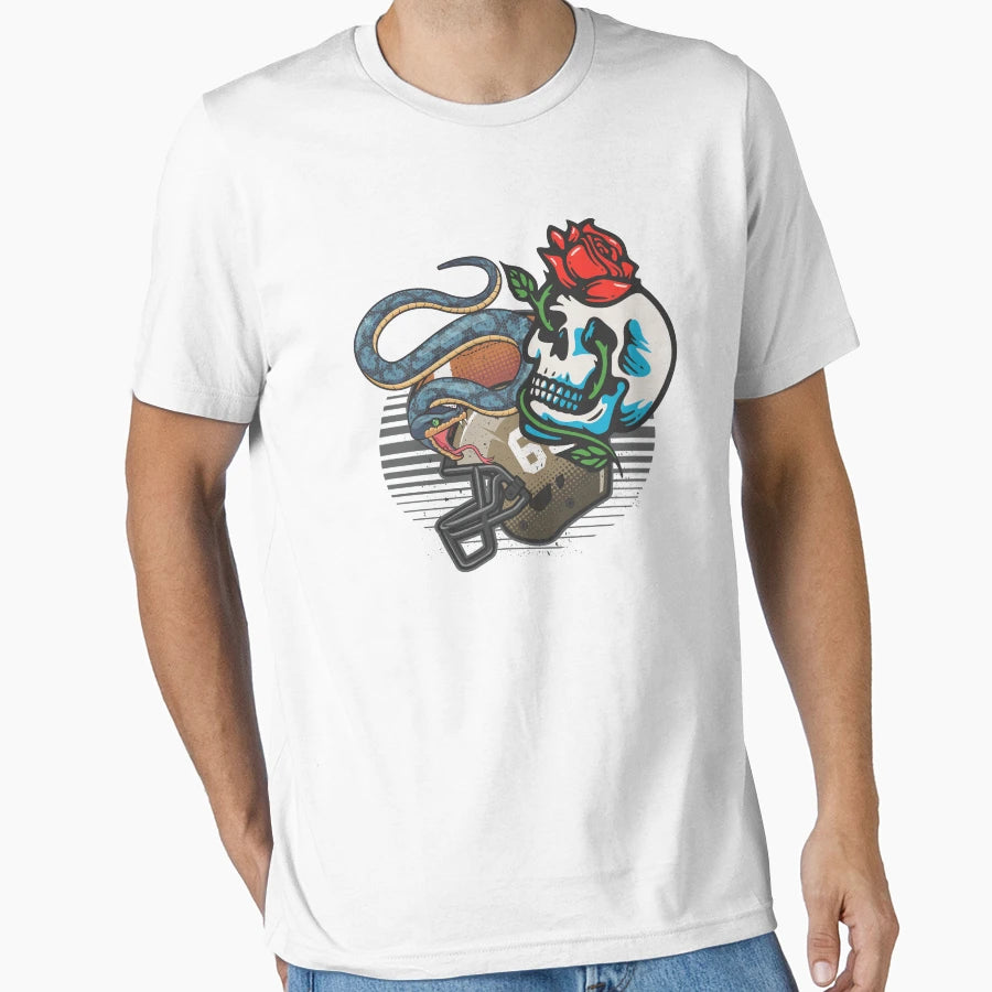 Skul Football T-Shirt - Casual Everyday Wear for Adults - T-Shirt, Sweatshirt, Hoodie
