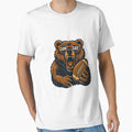 Funny Football Bear Game Day Fans T-Shirt - Fun Novelty Design for Adults - T-Shirt, Sweatshirt, Hoodie
