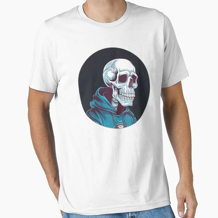 Hood Skeleton T-Shirt - Custom Art Print Men Women - T-Shirt, Sweatshirt, Hoodie