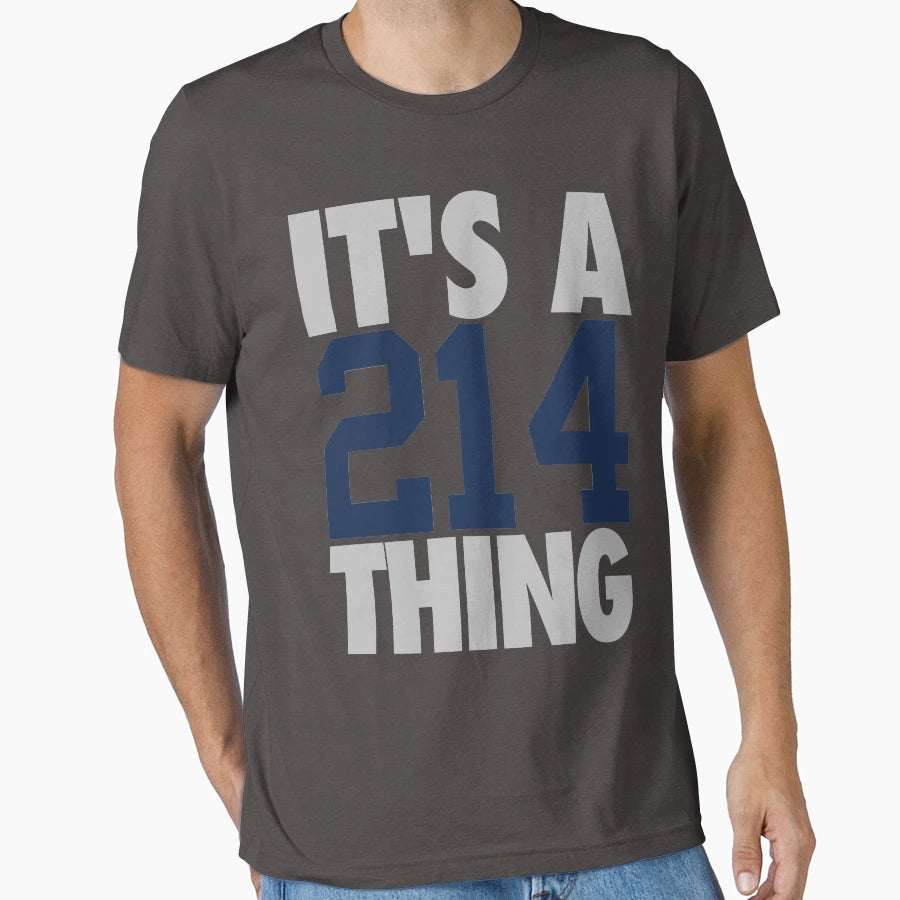 Its 214 Thing Silver Blue T-Shirt - Fun Novelty Design for Adults - T-Shirt, Sweatshirt, Hoodie