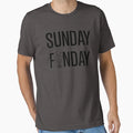 Sunday Funday T-Shirt - Aesthetic Graphic Men Women - T-Shirt, Sweatshirt, Hoodie