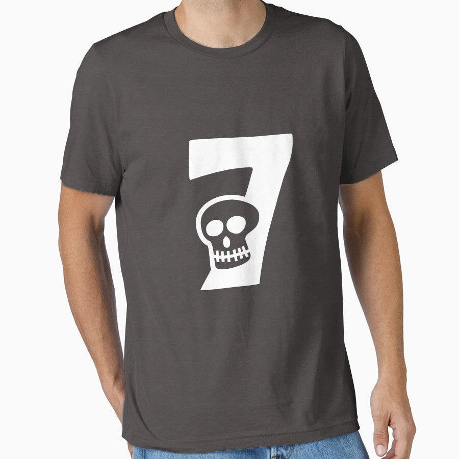 Funny Number Seven Scaring Number Gift T-Shirt - Novelty Apparel Unisex - T-Shirt, Sweatshirt, Hoodie