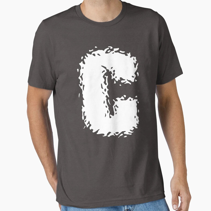 Alphabet Letter C Funny Glas Third T-Shirt - Minimalist Print for Adults - T-Shirt, Sweatshirt, Hoodie