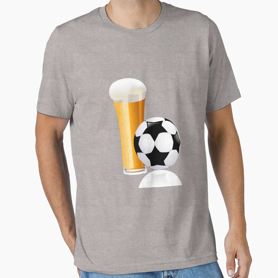 Football Beer T-Shirt - Unique Graphic Men Women - T-Shirt, Sweatshirt, Hoodie