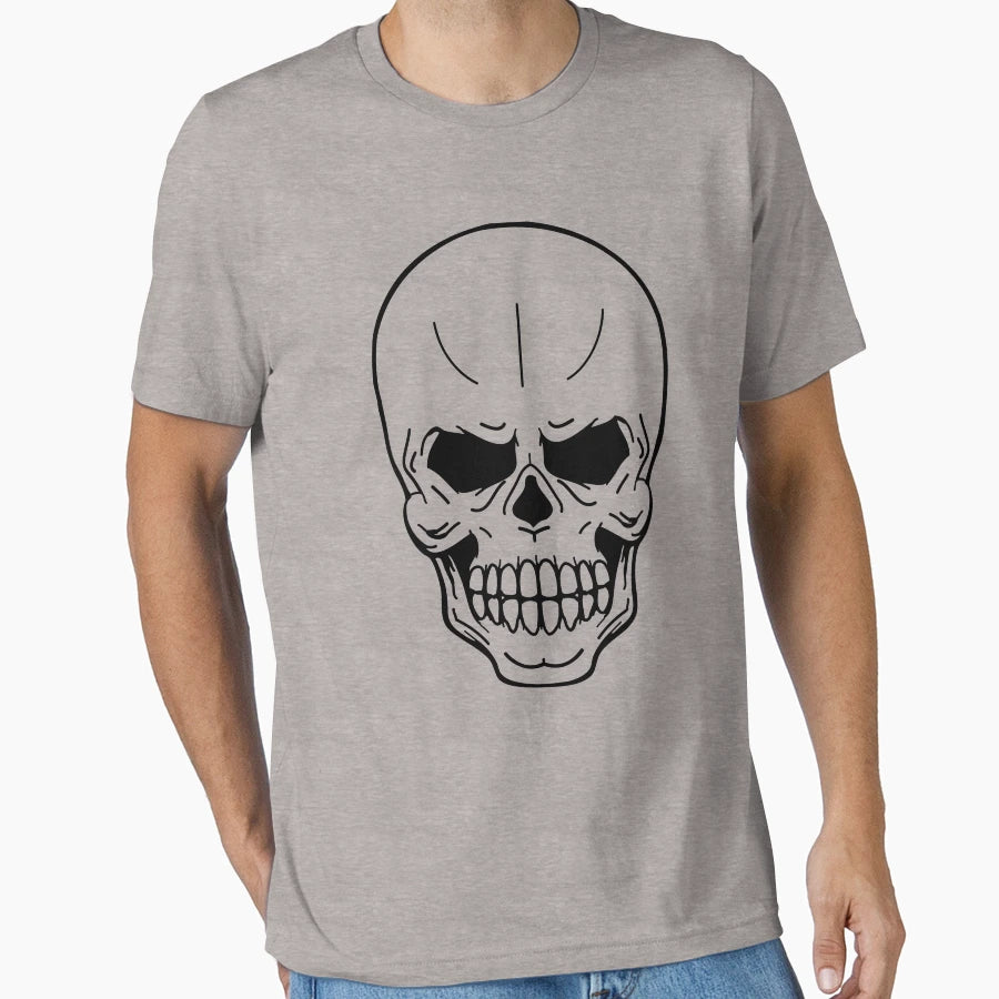 Scary Angry Skull T-Shirt - Unique Graphic Men Women - T-Shirt, Sweatshirt, Hoodie