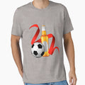 Beer Football T-Shirt - Minimalist Print for Adults - T-Shirt, Sweatshirt, Hoodie