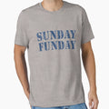 Sunday Funday Football T-Shirt - Trendy Graphic Unisex - T-Shirt, Sweatshirt, Hoodie