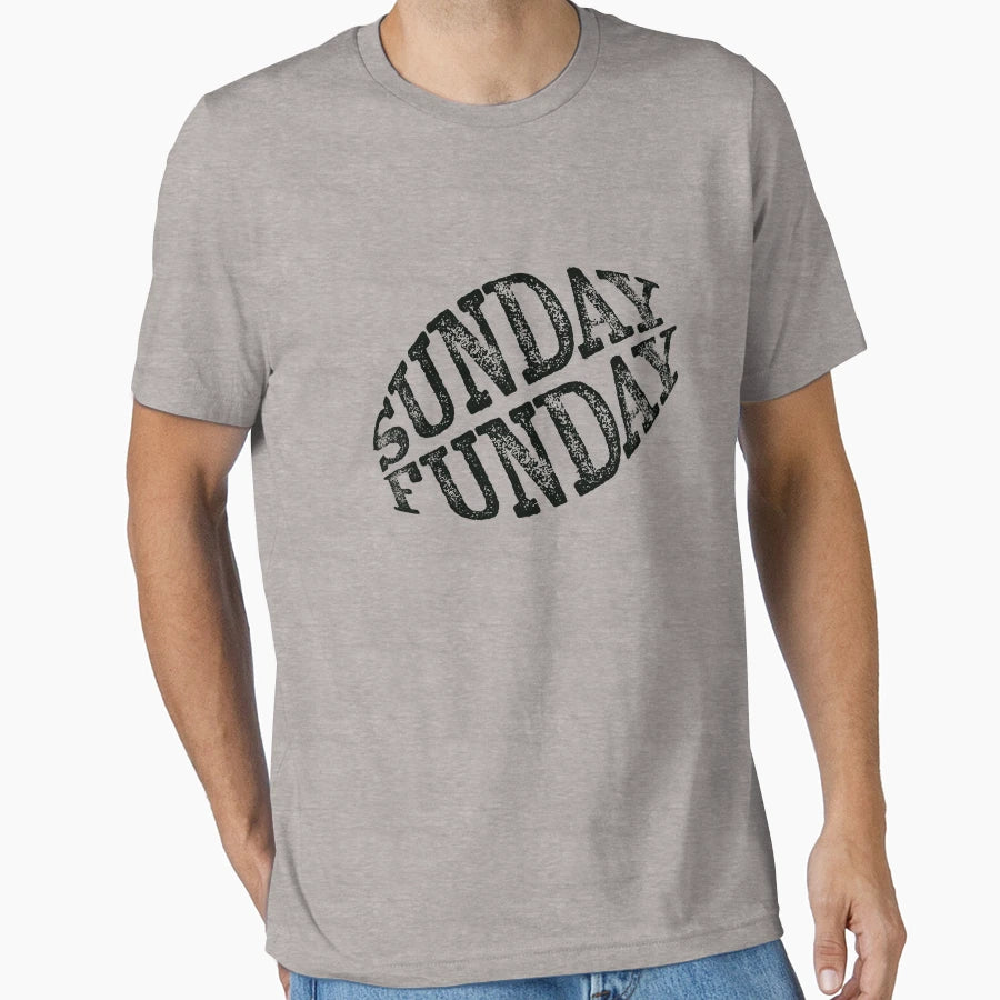 Sunday Funday Football Fan T-Shirt - Unique Graphic Unisex - T-Shirt, Sweatshirt, Hoodie