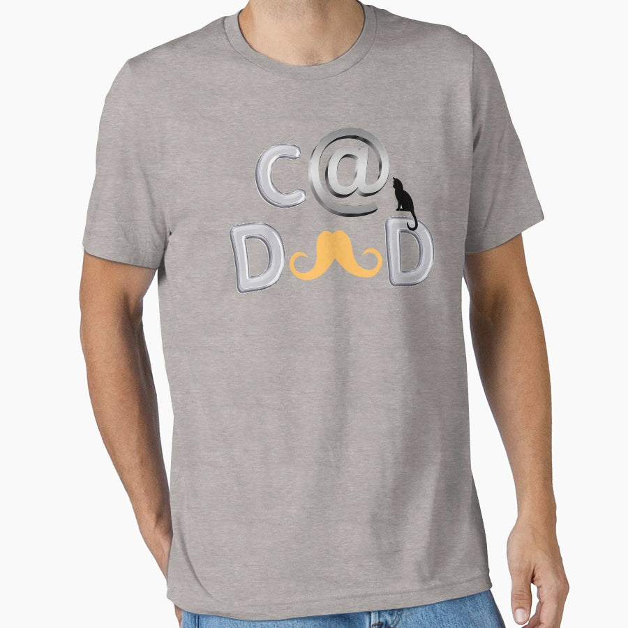 Best Cat Dad T-Shirt - Custom Art Print Unisex - T-Shirt, Sweatshirt, Hoodie