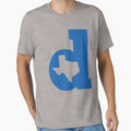 Lowercase D B Ball Blue T-Shirt - Minimalist Print for Adults - T-Shirt, Sweatshirt, Hoodie