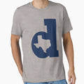 Lowercase D Blue T-Shirt - Minimalist Print Unisex - T-Shirt, Sweatshirt, Hoodie