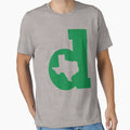 Lowercase D Green T-Shirt - Minimalist Print Men Women - T-Shirt, Sweatshirt, Hoodie