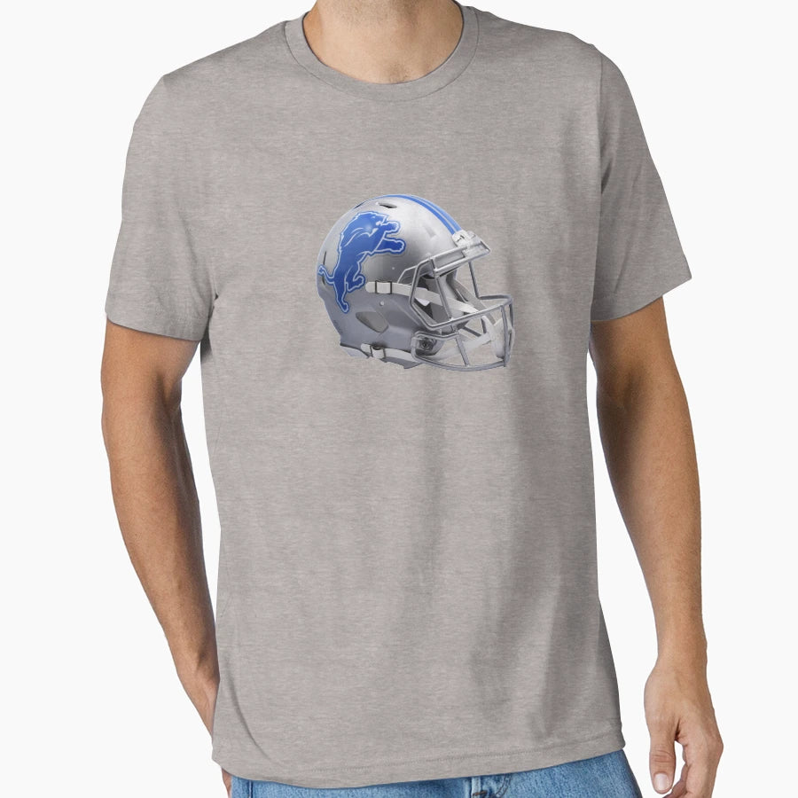 Helmet Detroit Icon T-Shirt - Custom Art Print for Adults - T-Shirt, Sweatshirt, Hoodie