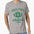 Texas State Armadillo Football T-Shirt - Casual Everyday Wear for Adults - T-Shirt, Sweatshirt, Hoodie