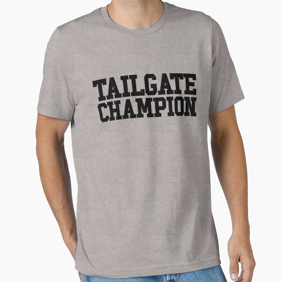Tailgate Champion Football Fan Football T-Shirt - Custom Art Print Unisex - T-Shirt, Sweatshirt, Hoodie