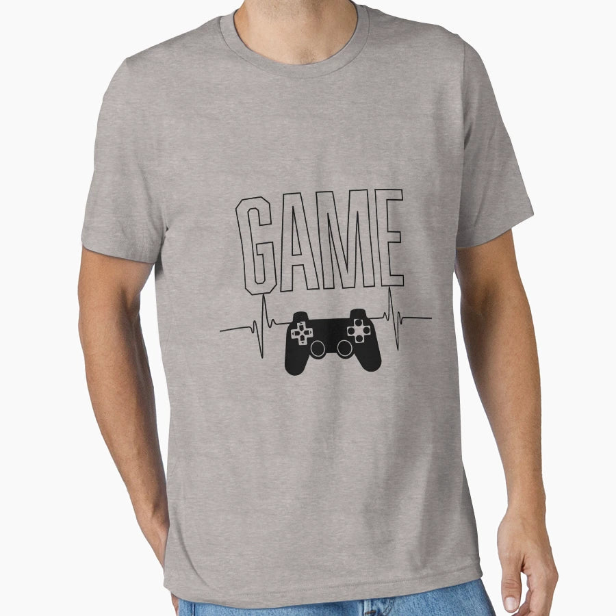 Game Game Heartbeat T-Shirt - Casual Everyday Wear Men Women - T-Shirt, Sweatshirt, Hoodie