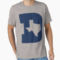 D Texas Blue Cut Out T-Shirt - Fun Novelty Design for Adults - T-Shirt, Sweatshirt, Hoodie