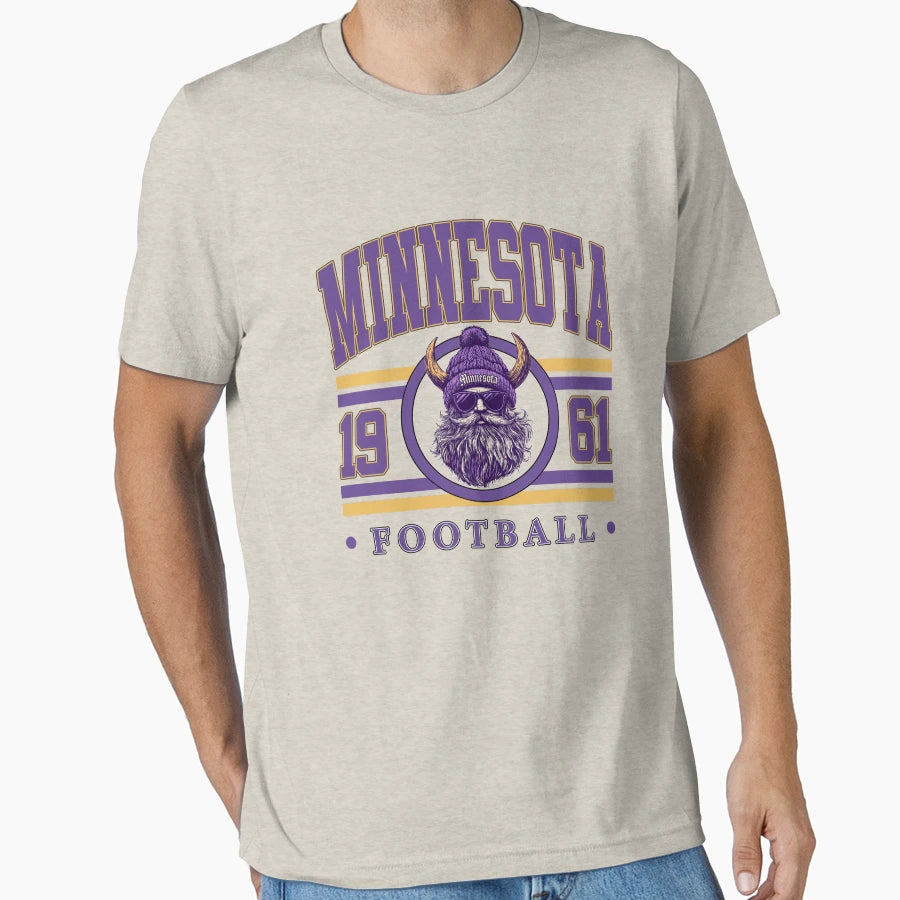 Minnesota Vikings Sports M5311 T-Shirt - Trendy Graphic for Adults - T-Shirt, Sweatshirt, Hoodie