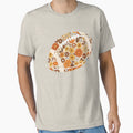 Floral Football T-Shirt - Unique Graphic Unisex - T-Shirt, Sweatshirt, Hoodie
