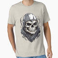 Skull Beast Monster Helmet T-Shirt - Trendy Graphic for Adults - T-Shirt, Sweatshirt, Hoodie
