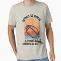 Funny Vinatge Sport Football Lover T-Shirt - Trendy Graphic for Adults - T-Shirt, Sweatshirt, Hoodie