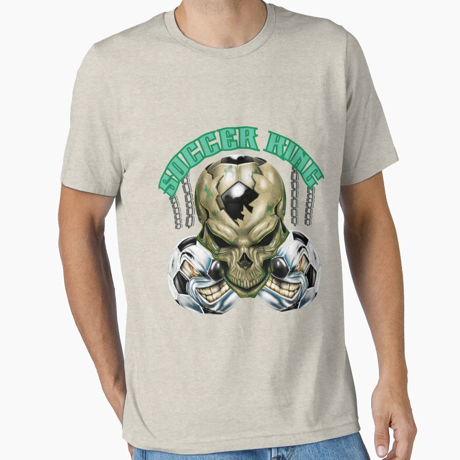 Soccer King T-Shirt - Minimalist Print Unisex - T-Shirt, Sweatshirt, Hoodie