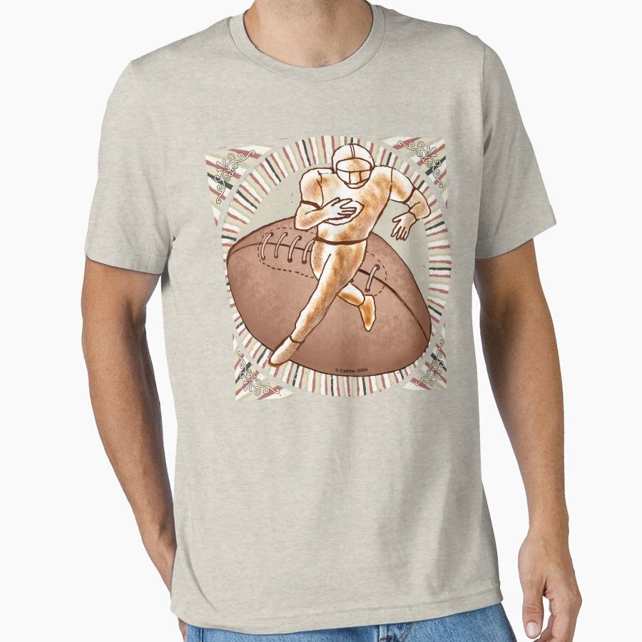 Football Player Dash T-Shirt - Streetwear Style for Adults - T-Shirt, Sweatshirt, Hoodie