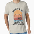 Funny Sport Football Lover T-Shirt - Minimalist Print for Adults - T-Shirt, Sweatshirt, Hoodie