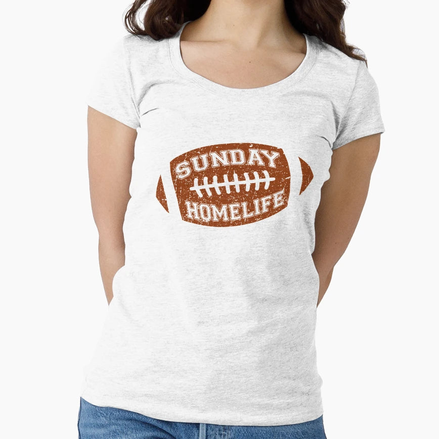 Sunday Homelife Funny Football Game Day T-Shirt - Fun Novelty Design Unisex - T-Shirt, Sweatshirt, Hoodie