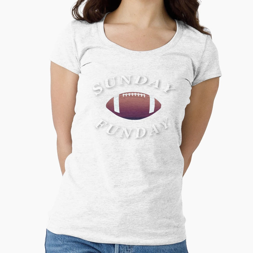 Sunday Funday Football T-Shirt - Graphic Print Men Women - T-Shirt, Sweatshirt, Hoodie