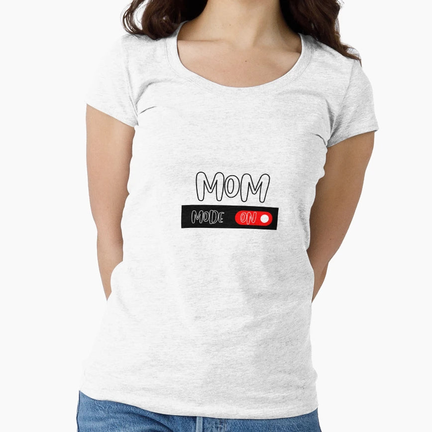 Mom Mode Svg Funny Mom Life Motherhood T-Shirt - Minimalist Print Unisex - T-Shirt, Sweatshirt, Hoodie