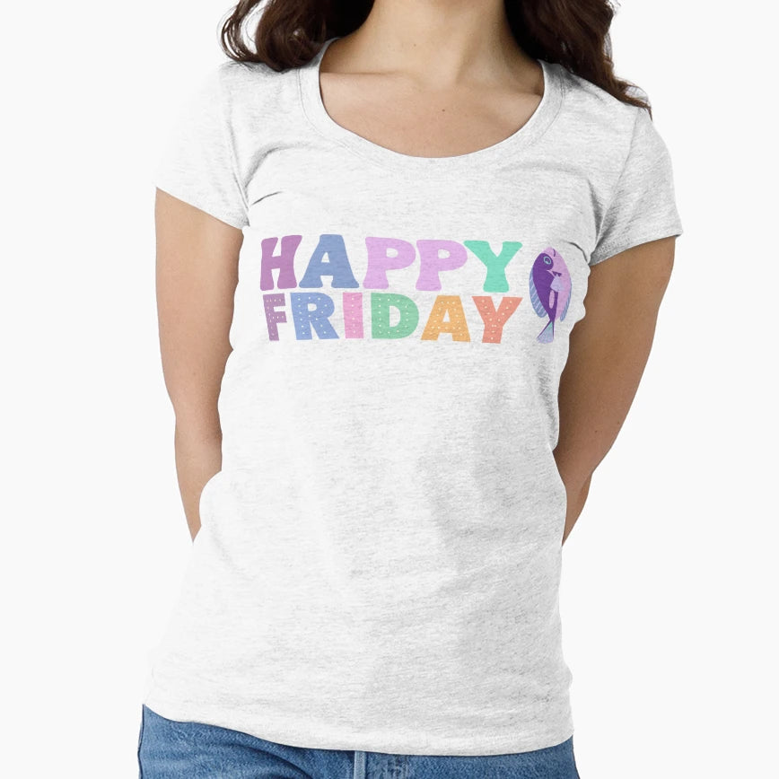 Happy Fish Friday T-Shirt - Streetwear Style for Adults - T-Shirt, Sweatshirt, Hoodie