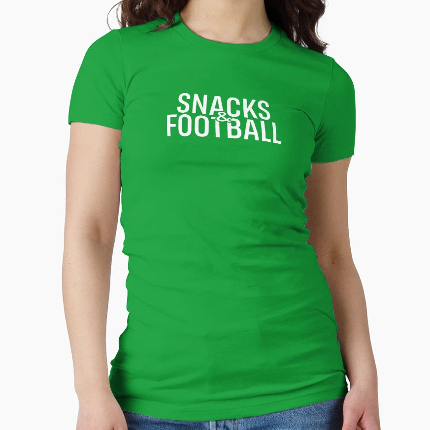 Snacks And Football Aa0178A T-Shirt - Graphic Print Men Women - T-Shirt, Sweatshirt, Hoodie
