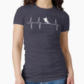 Heartbeat Ice Hockey T-Shirt - Aesthetic Graphic for Adults - T-Shirt, Sweatshirt, Hoodie