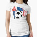 Usa Soccer T-Shirt - Casual Everyday Wear Men Women - T-Shirt, Sweatshirt, Hoodie
