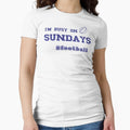 Im Busy Sundays Football T-Shirt - Fun Novelty Design for Adults - T-Shirt, Sweatshirt, Hoodie