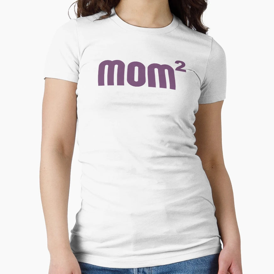 Mom2 Mom Squared Exponentially T-Shirt - Casual Everyday Wear for Adults - T-Shirt, Sweatshirt, Hoodie
