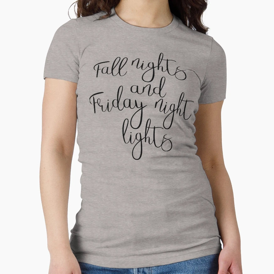 Fall Nights Friday Night Lights T-Shirt - Fun Novelty Design Men Women - T-Shirt, Sweatshirt, Hoodie