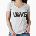 Football Love T-Shirt - Casual Everyday Wear Men Women - T-Shirt, Sweatshirt, Hoodie