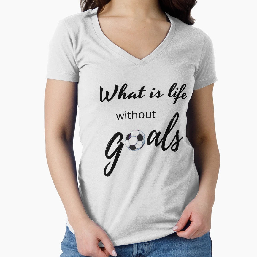 What Is Life Without Goals Black T-Shirt - Trendy Graphic Unisex - T-Shirt, Sweatshirt, Hoodie