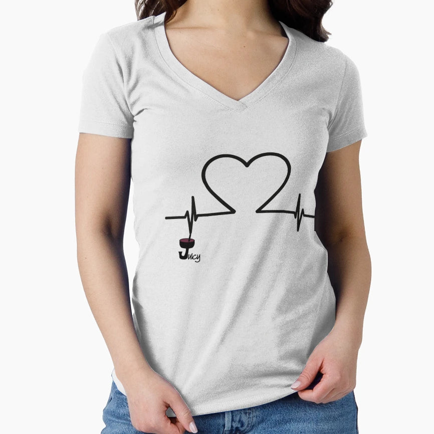 Juicy Heartbeat T-Shirt - Custom Art Print Men Women - T-Shirt, Sweatshirt, Hoodie