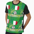Europa Soccer Ita T-Shirt - Custom Art Print Unisex - T-Shirt, Sweatshirt, Hoodie