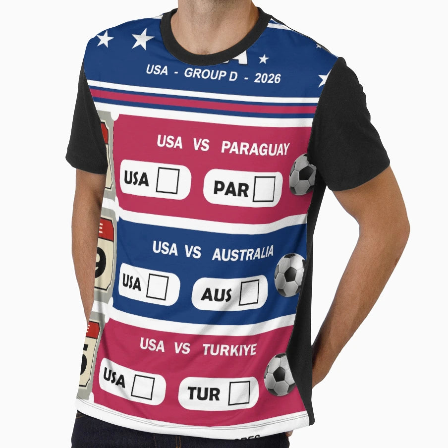 Usa Soccer Fan 2026 World Cup Tourney T-Shirt - Aesthetic Graphic Unisex - T-Shirt, Sweatshirt, Hoodie