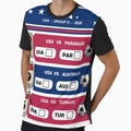 Usa Soccer Fan 2026 World Cup Tourney T-Shirt - Aesthetic Graphic Unisex - T-Shirt, Sweatshirt, Hoodie